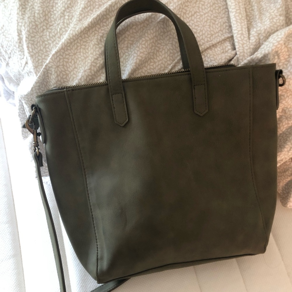 Olive Green Satchel